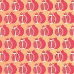 石榴图案背景纹理设计