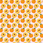 可爱桃子图案背景