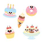 卡通甜品素材