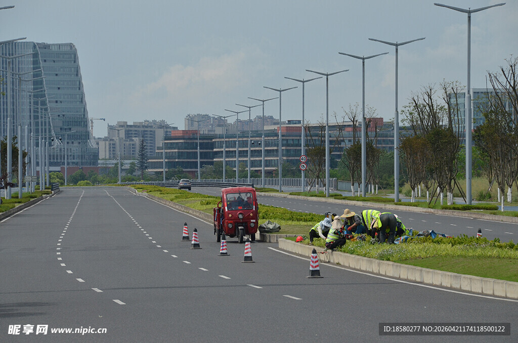 道路施工场景
