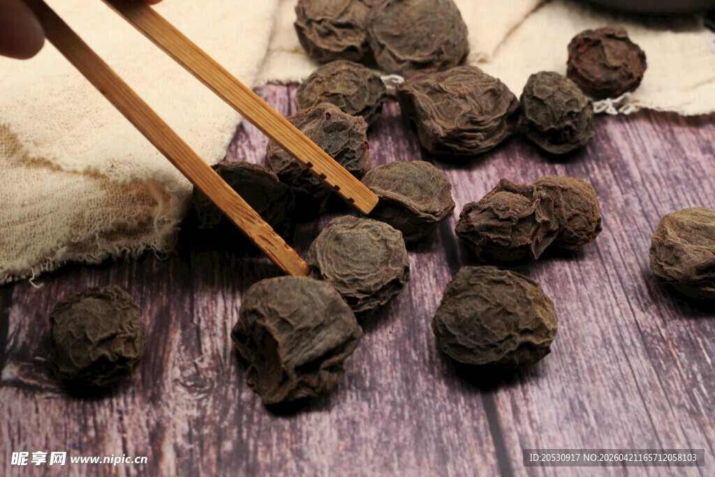 乌梅中药饮片酸梅汤原料黑梅实拍