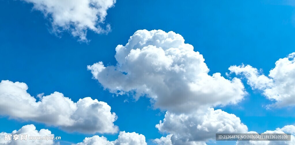 蓝天白云美景