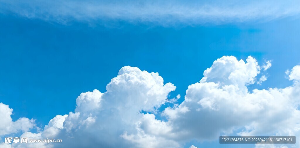 蓝天白云美景