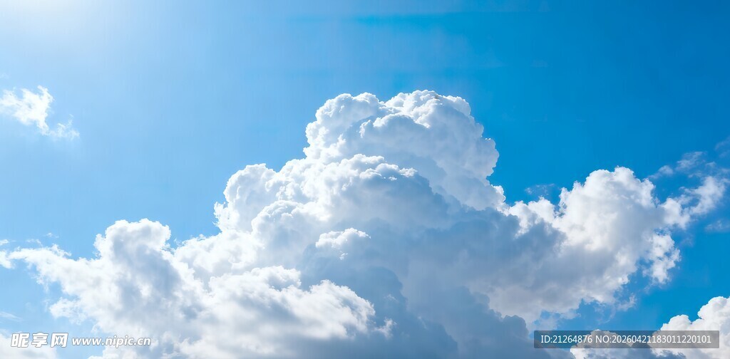 蓝天白云美景