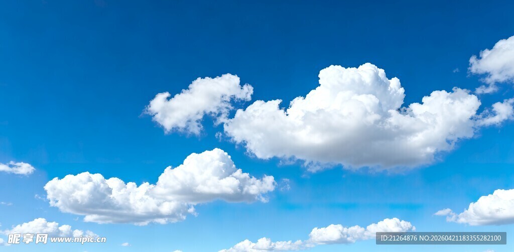 蓝天白云美景