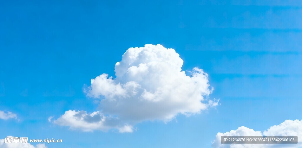 蓝天白云美景