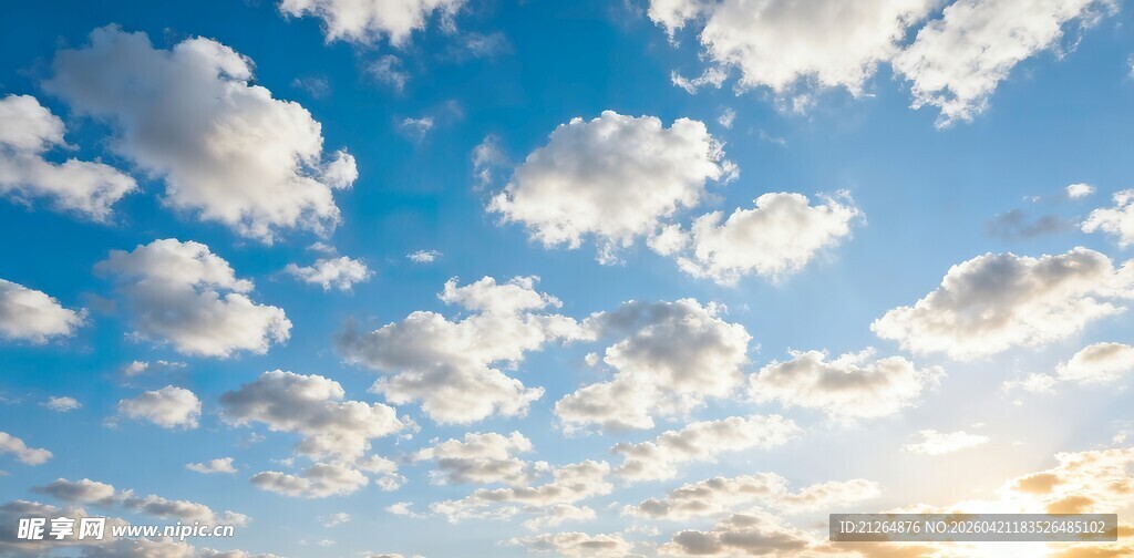 蓝天白云美景