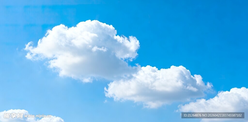 蓝天白云美景