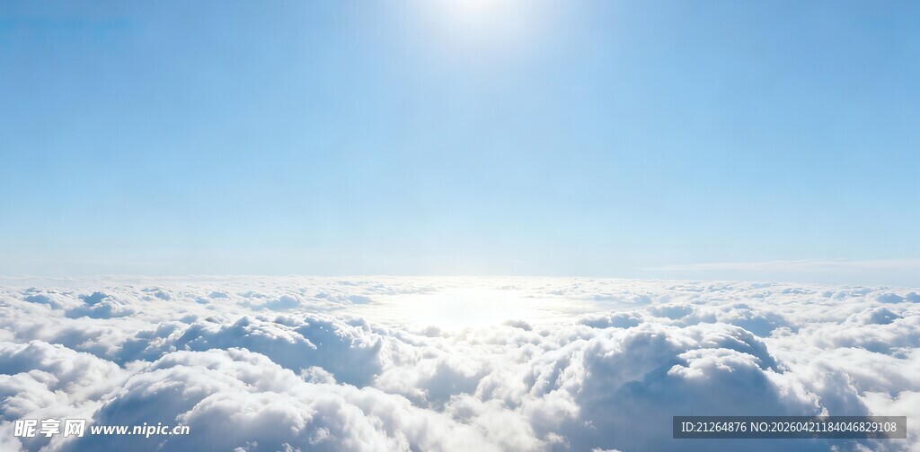 云端之上的灿烂阳光