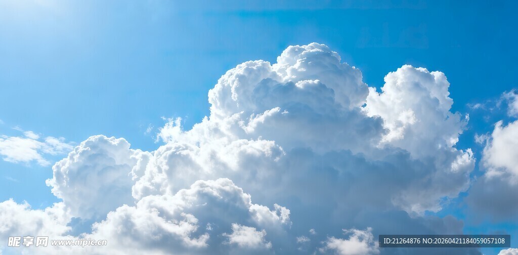 蓝天白云美景
