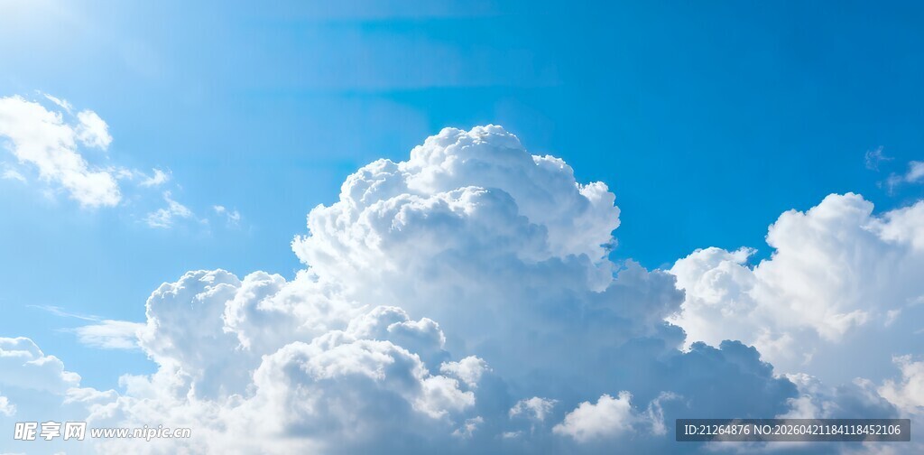 蓝天白云美景