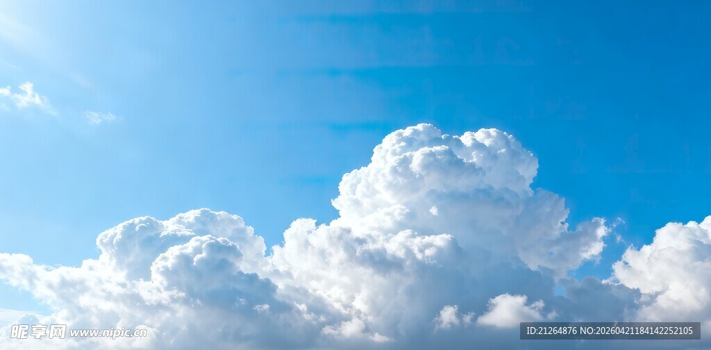 蓝天白云美景