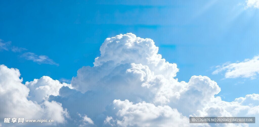 蓝天白云美景