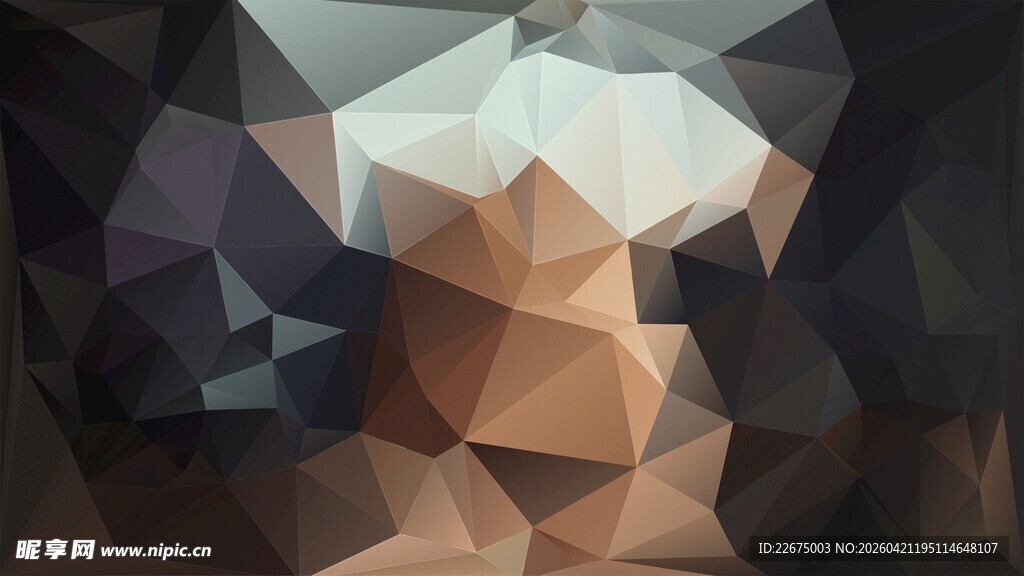 抽象多边形艺术图案