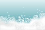 浅蓝色雪花背景图