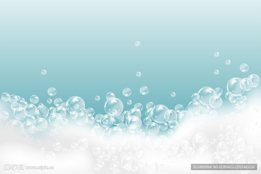 浅蓝色雪花背景图