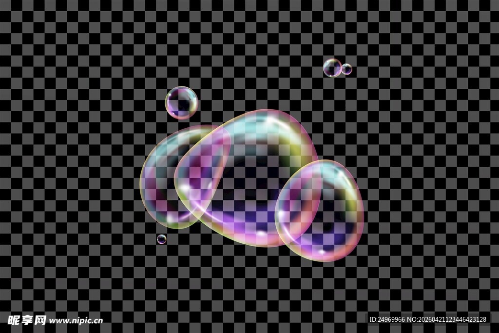 梦幻彩色泡泡