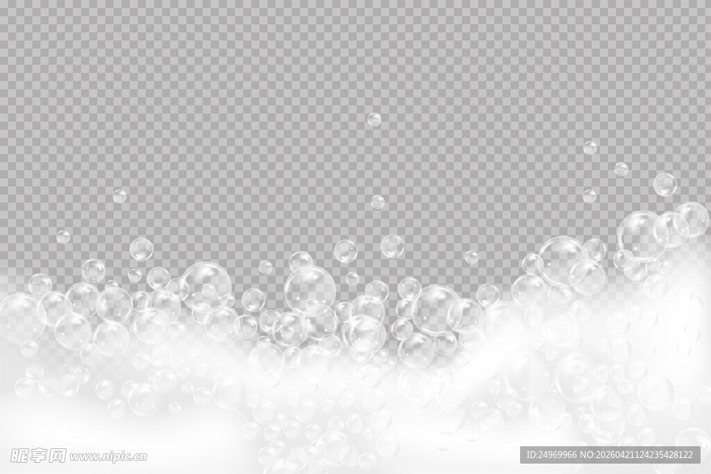 梦幻白色雪花背景图