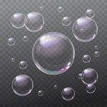 梦幻透明气泡背景图