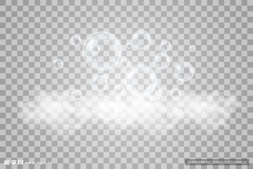 白色烟雾特效元素