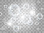 梦幻透明气泡背景图