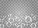 透明气泡背景图