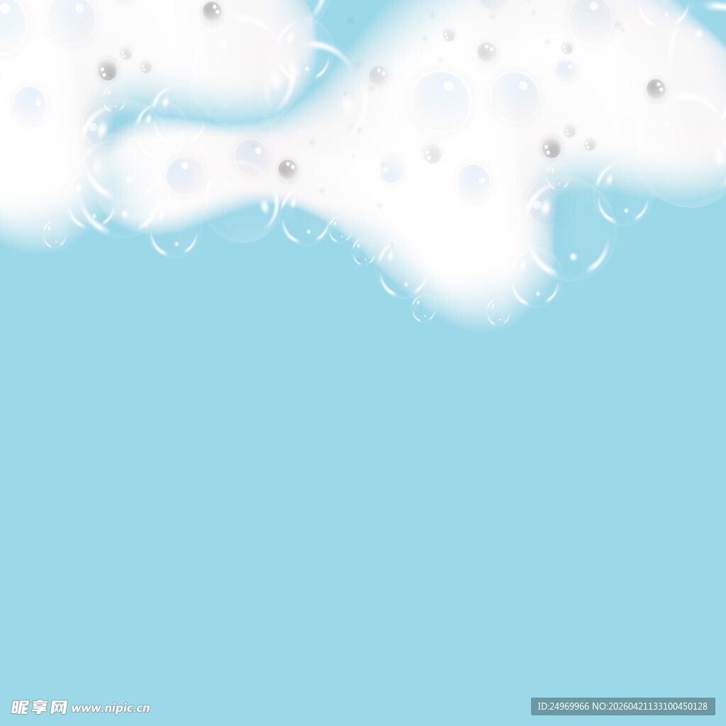 浅蓝色天空中的朵朵白云