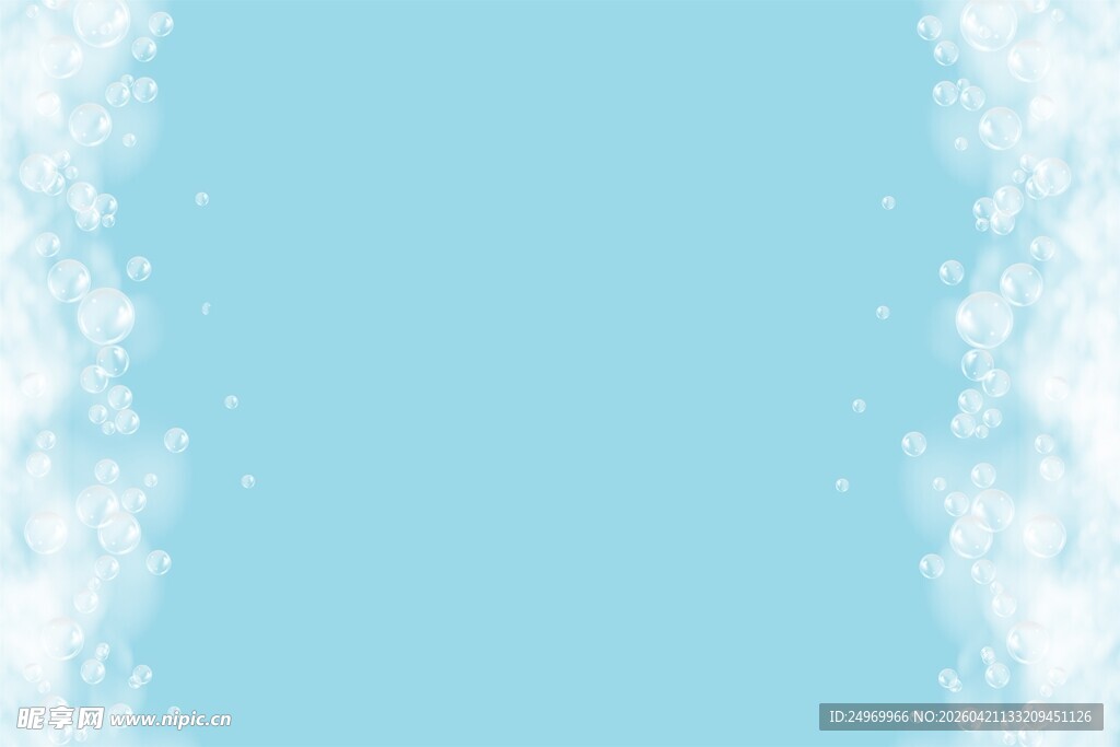 浅蓝色天空白云背景图