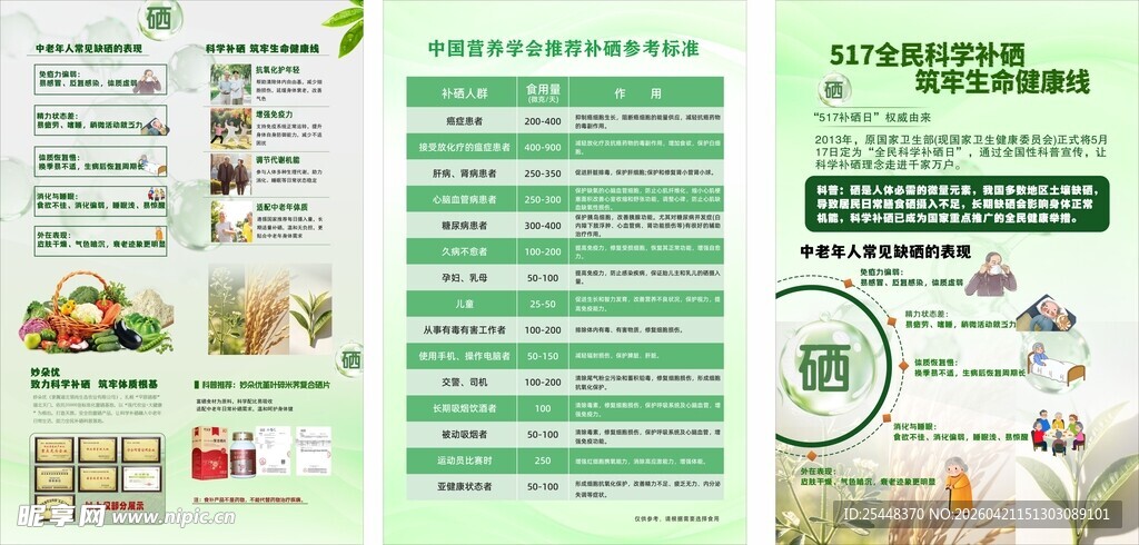 中国营养学会推荐补硒