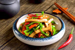 香辣美味炒豆干