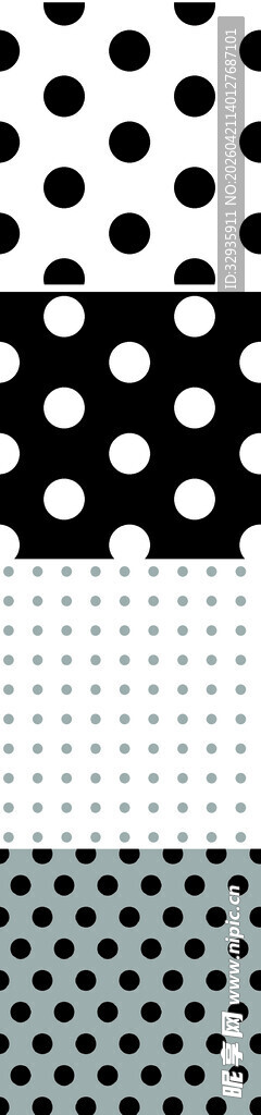 黑白波点图案背景