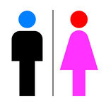 厕所标识男女卫生间标识