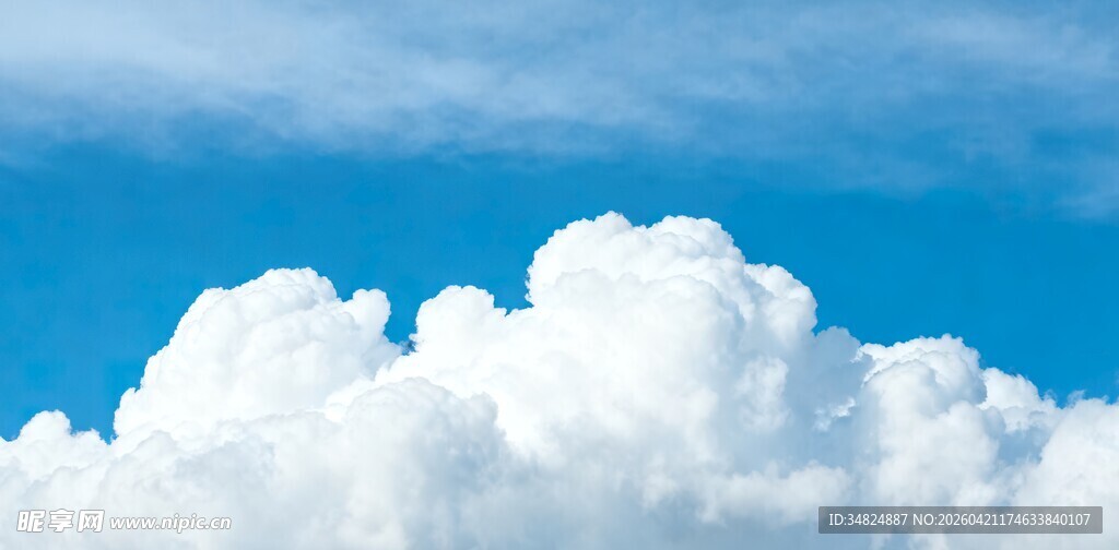 蓝天白云美景