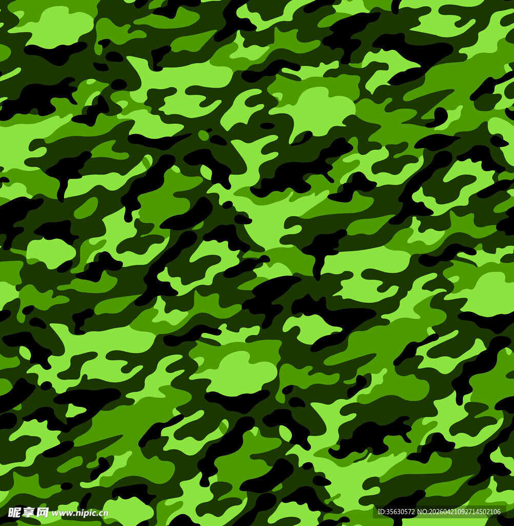 绿色迷彩图案纹理