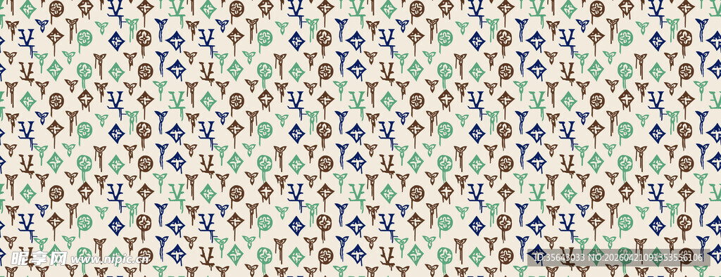 多彩几何图案纹理背景