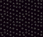 黑色背景字母图案纹理