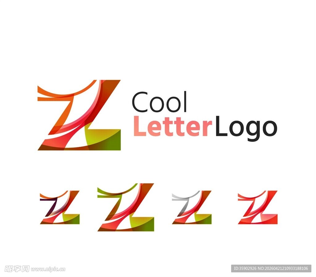 酷炫字母Z标志设计