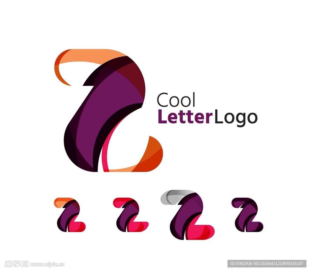 创意字母Z标志设计