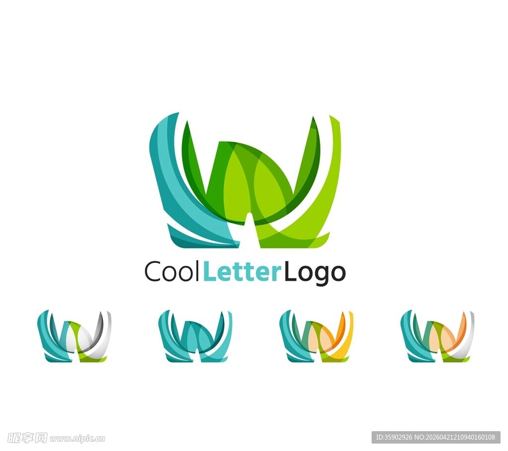 酷炫字母标志设计