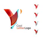 酷炫字母Y标志设计