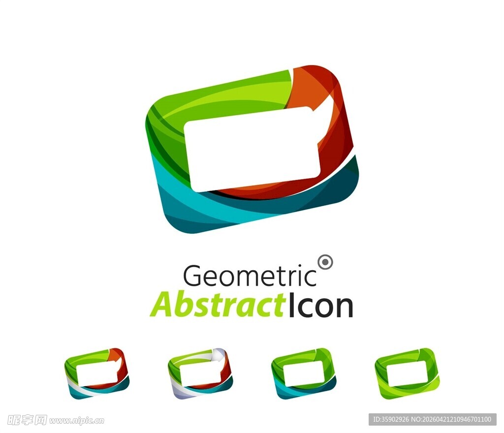 几何抽象图标设计