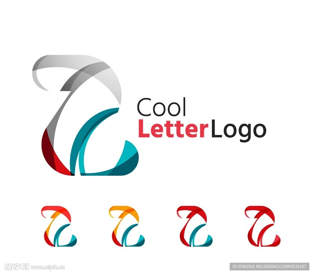 酷炫字母标志设计示例