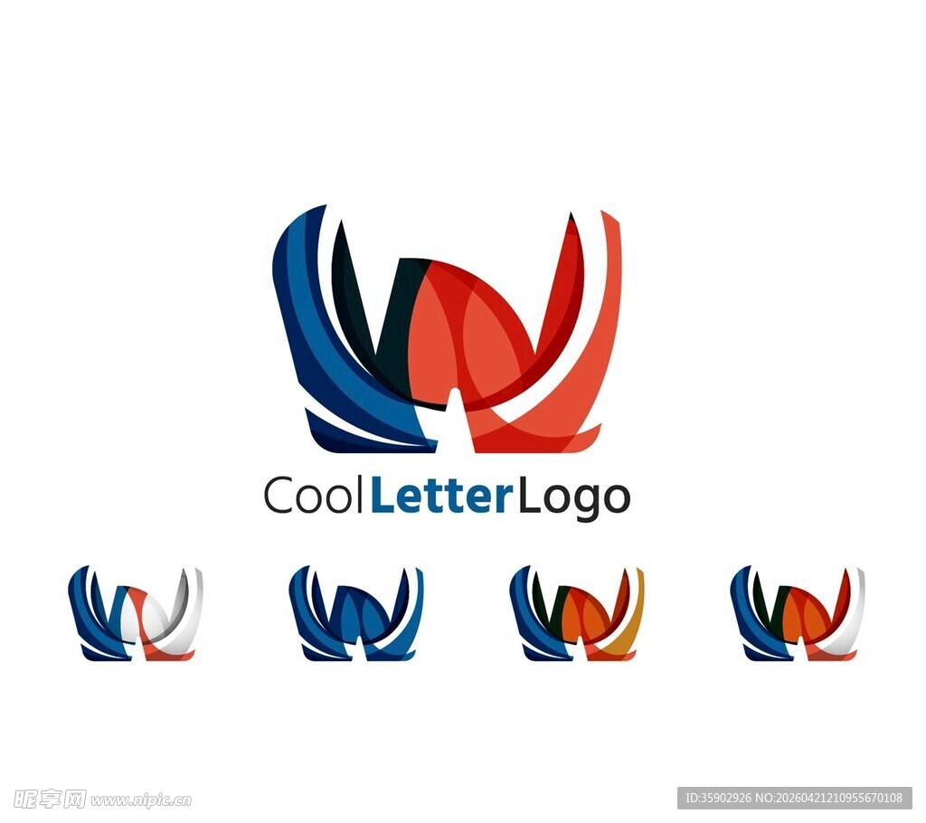 酷炫字母标志设计