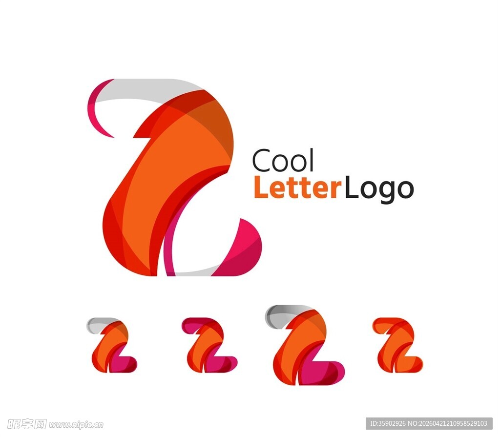 酷炫字母A标志设计