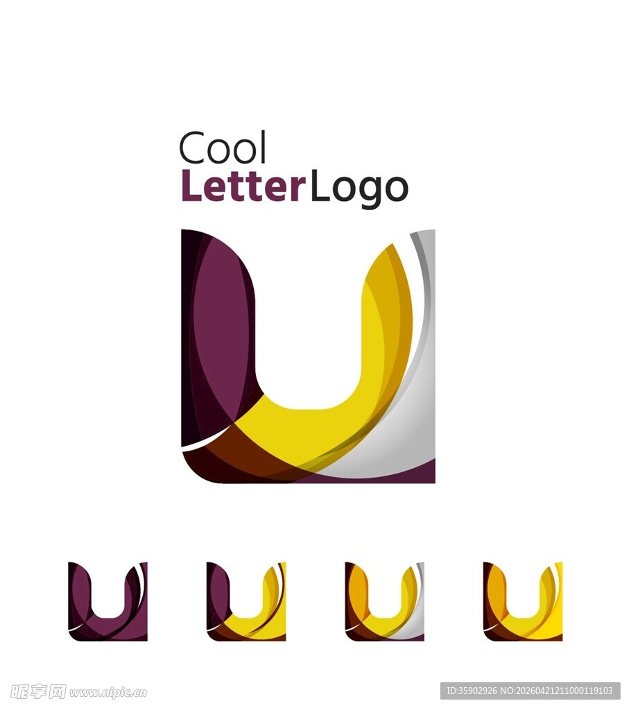 U字母创意标志设计