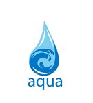 水滴风格的aqua标志