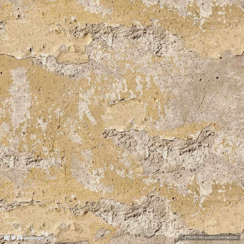 斑驳陈旧的墙面纹理