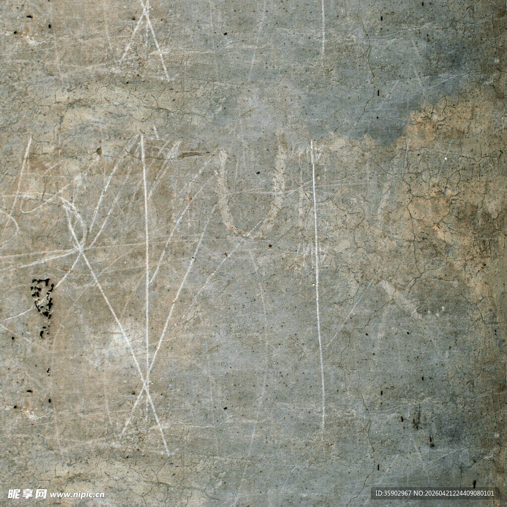 斑驳墙面的岁月痕迹