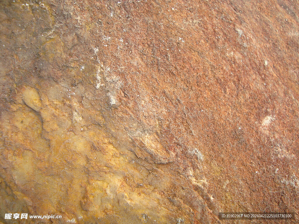 纹理独特的岩石表面