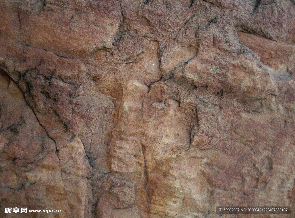 粗糙岩石纹理特写